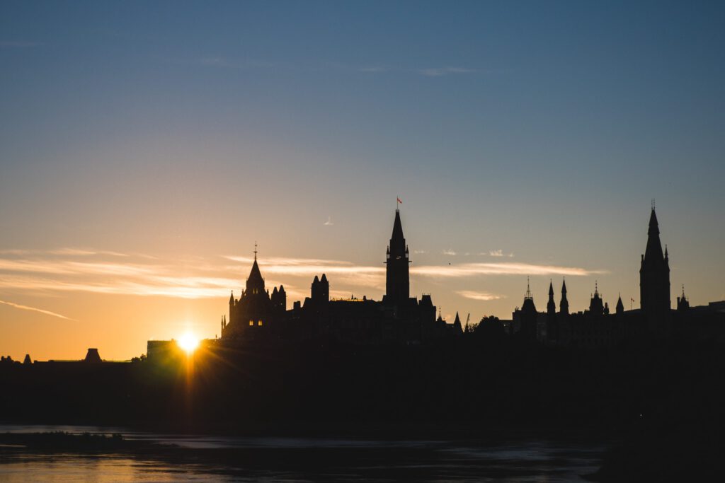 Parliament Hill at Sunrise