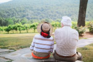 grandparents sitting together