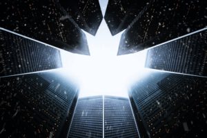 Maple Leaf representing immigration into Canada