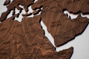 Map showing Sudan representing Canada's immigration response to Sudan's growing crisis