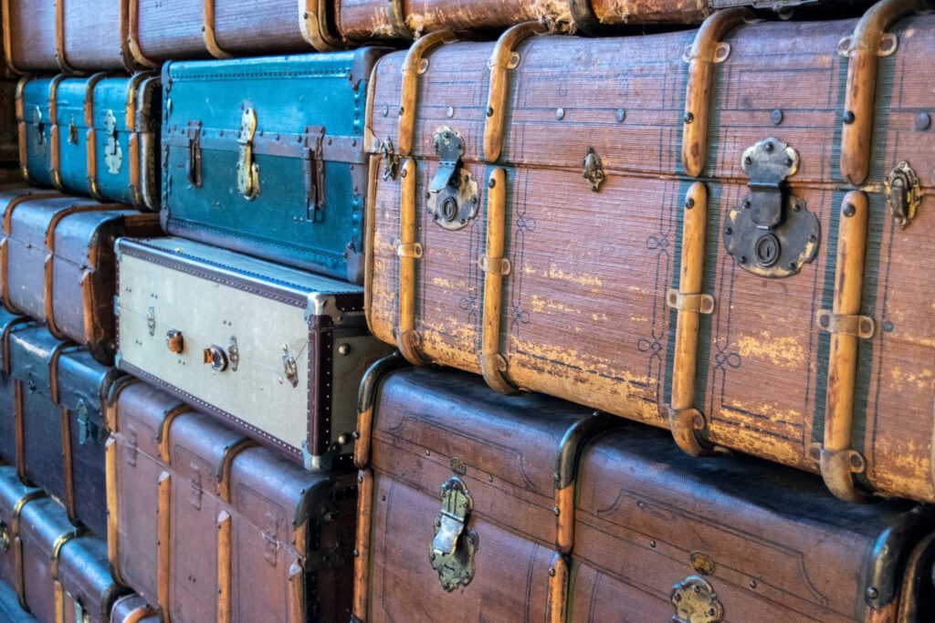 luggage representing family immigration options