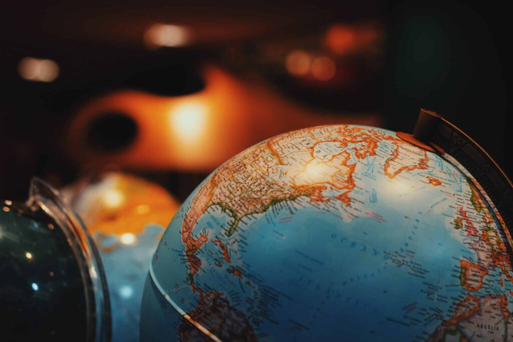 world globe representing express reentry year end report