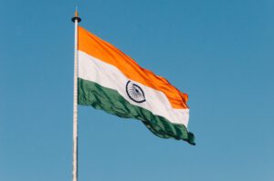 India's national flag representing diplomatic tensions between Canada and India