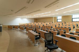 Lecture hall representing the proposed changes to the international student study program