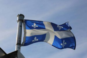Flag representing immigration initiatives for francophone minority students